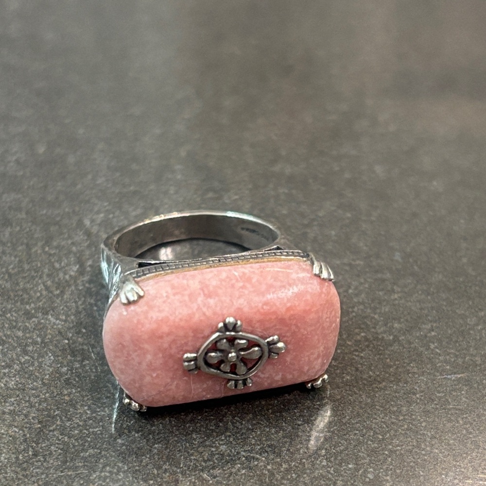 Silpada Pink Silver Women's Ring